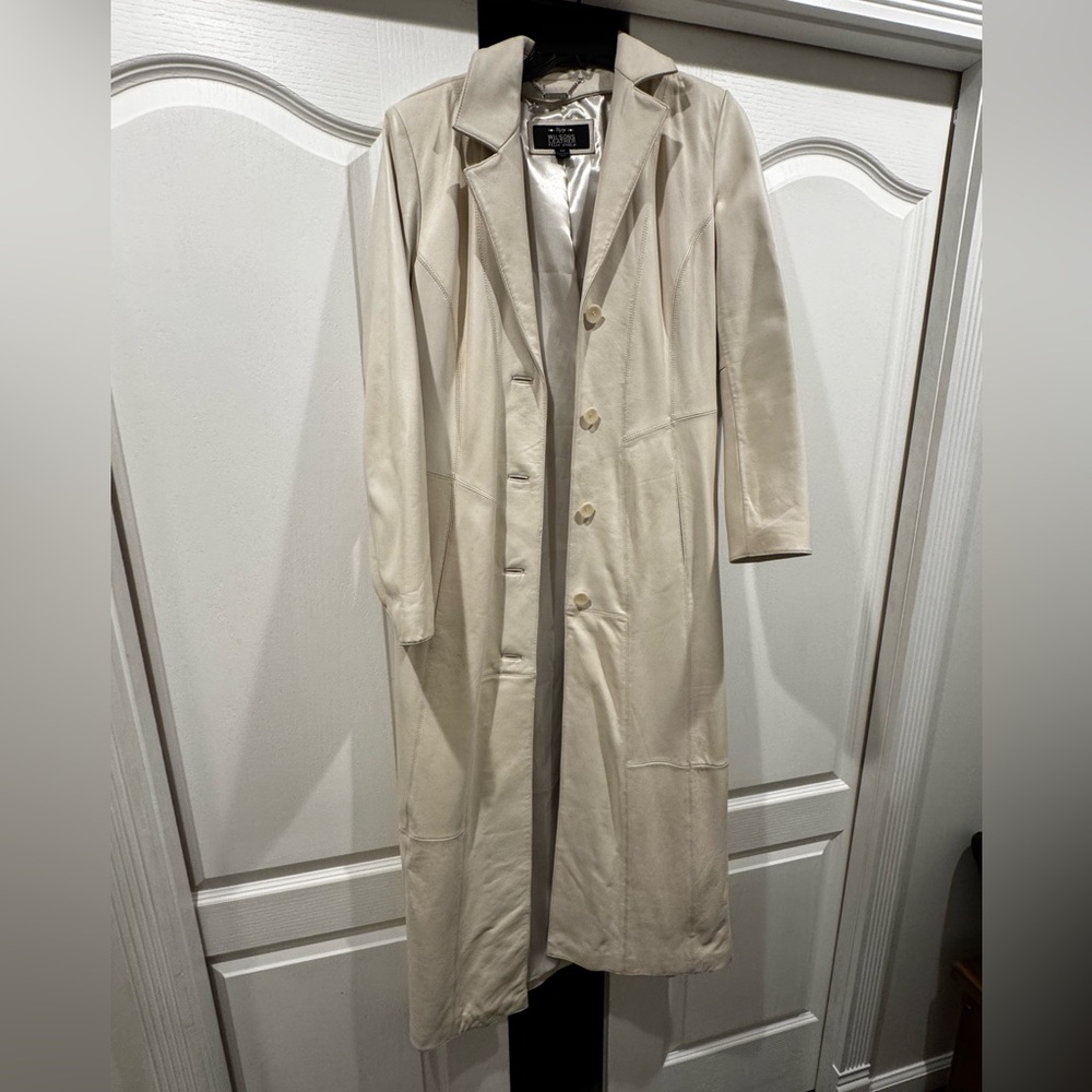 Wilsons Leather Pelle Studio Cream Jacket